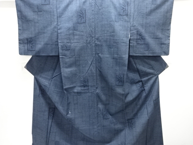 JAPANESE KIMONO / ANTIQUE KIMONO / SILK / TOKAMACHI TSUMUGI / WOVEN SHIKISHI PATTERN